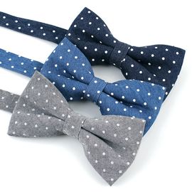[MAESIO] BOW7261 Bow tie Denim dot_ 3 colors